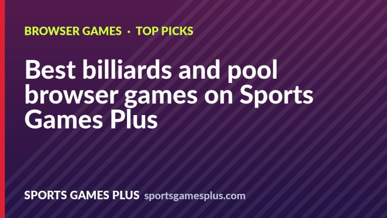 Best billiards and pool browser games on Sports Games Plus