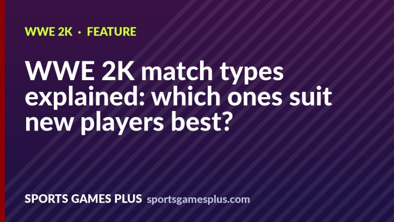 WWE 2K match types explained: which ones suit new players best?